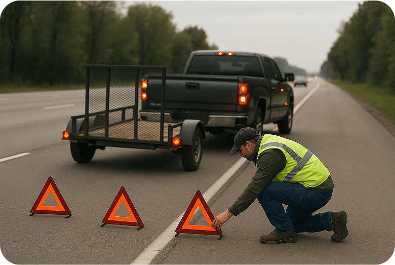 How to Deal with a Broken Trailer on the Road